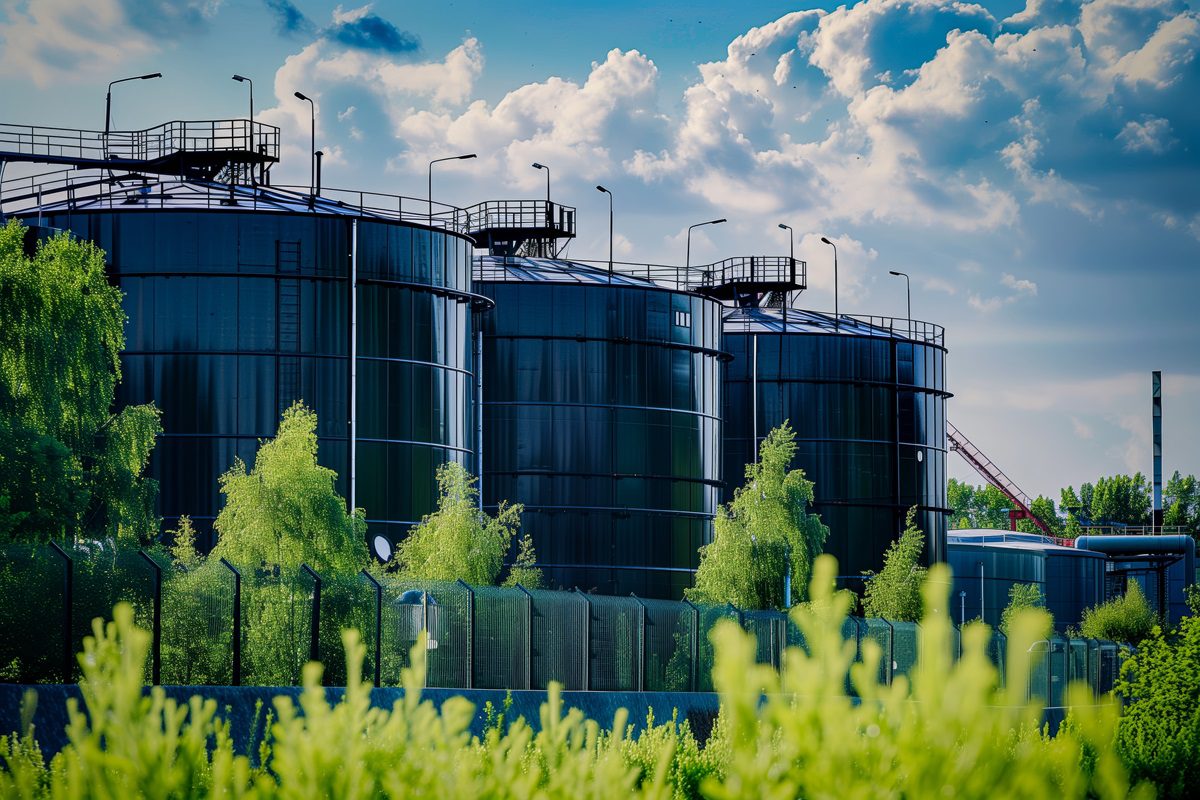 Large tanks storing petroleum fuel and oil Water Tank